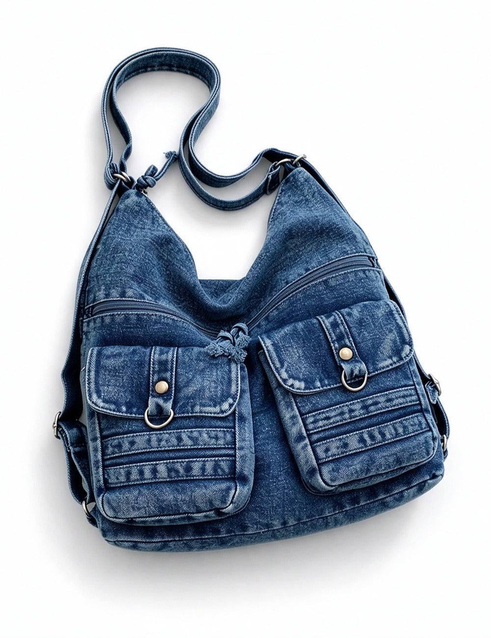 Denim Backpack Bag