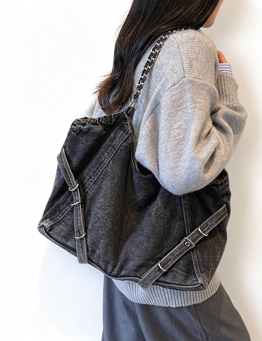 Denim Tote Bag