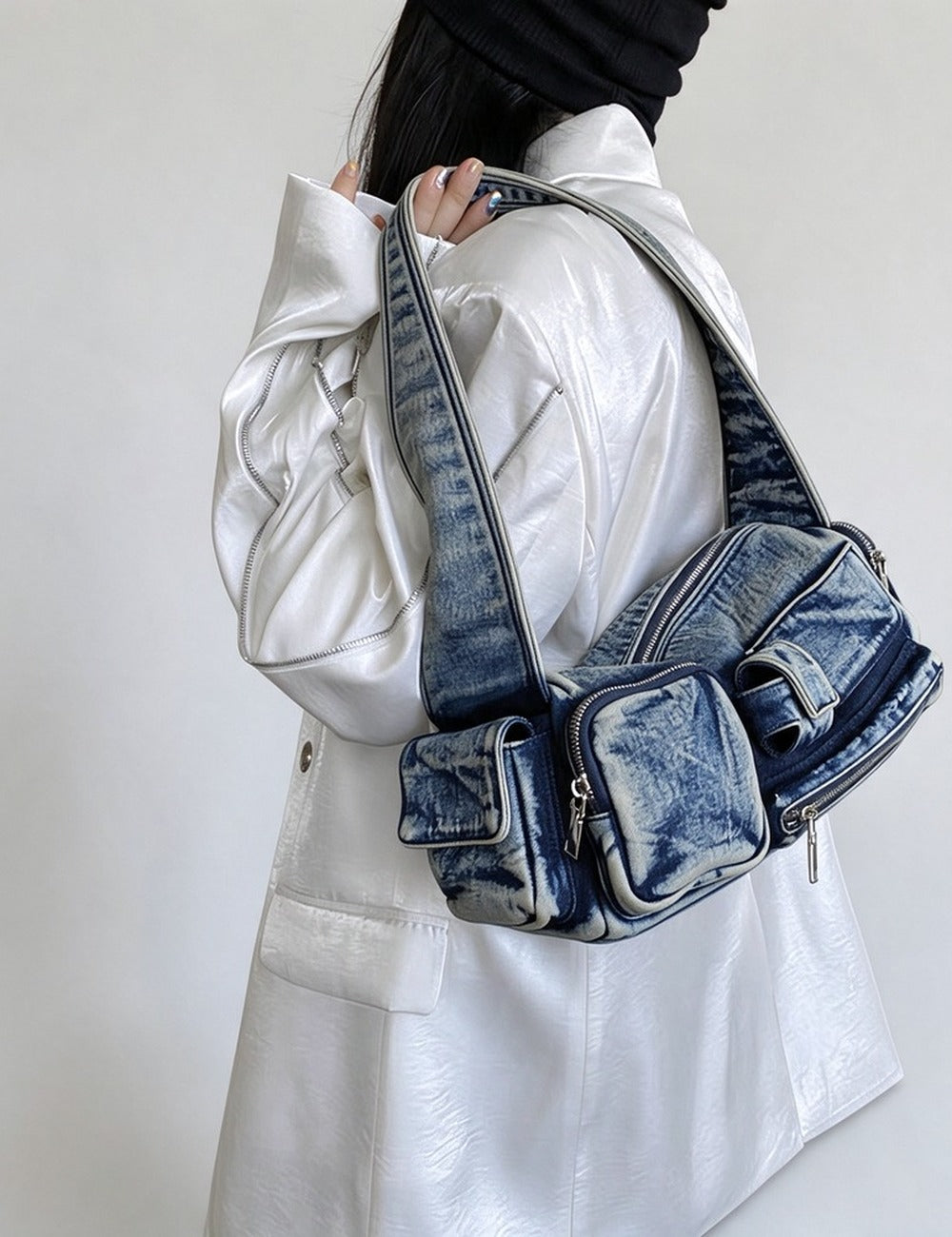 Denim Shoulder Bag