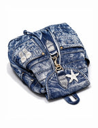 Denim Backpack Bag