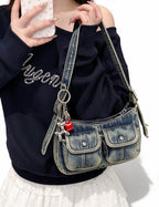 Denim Shoulder Bag