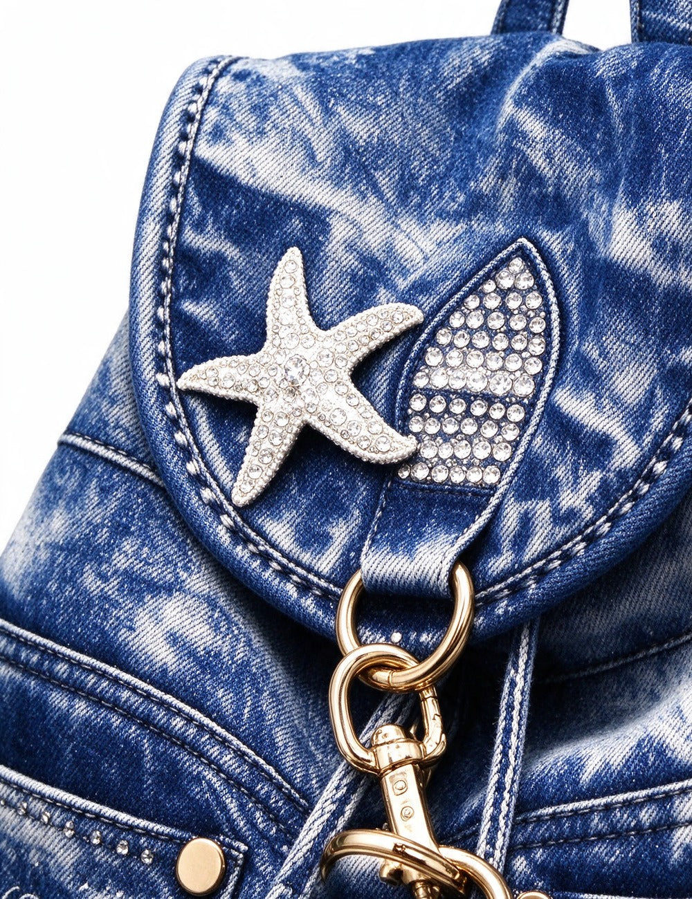 Denim Backpack Bag