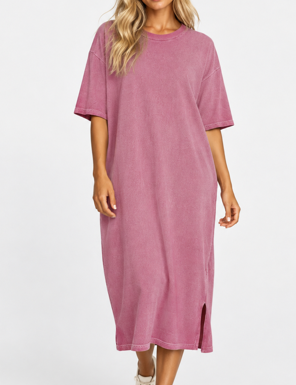 Women's Oversized T-Shirt Dress - Sweetkama Wholesale - #0599
