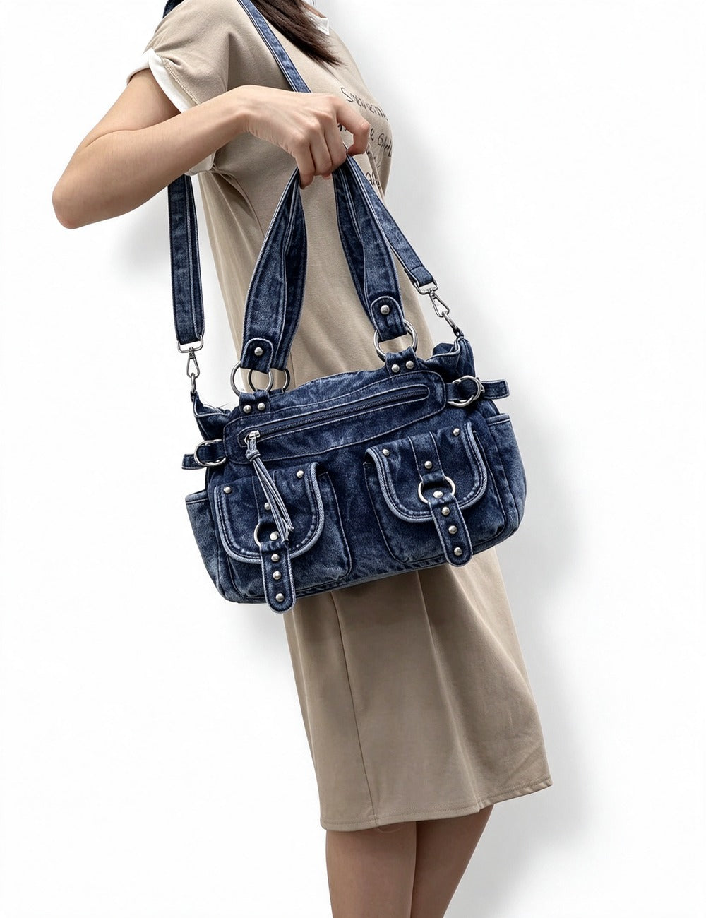 Denim Shoulder Bag