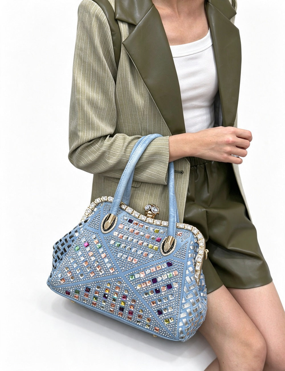 Denim Hand Bag