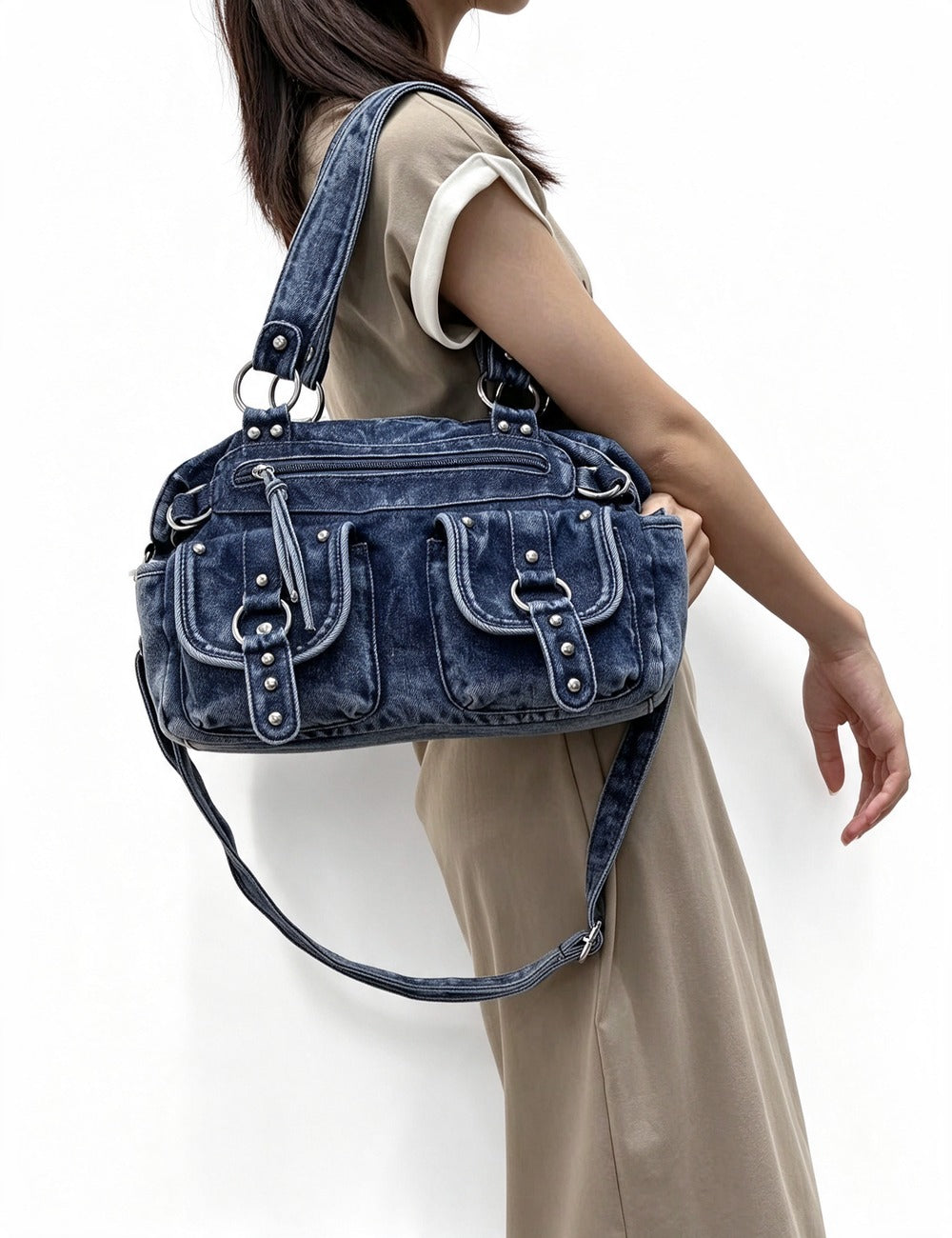 Denim Shoulder Bag