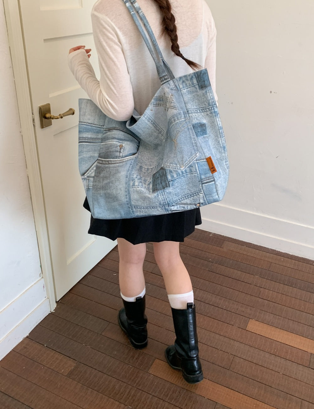 Denim Tote Bag