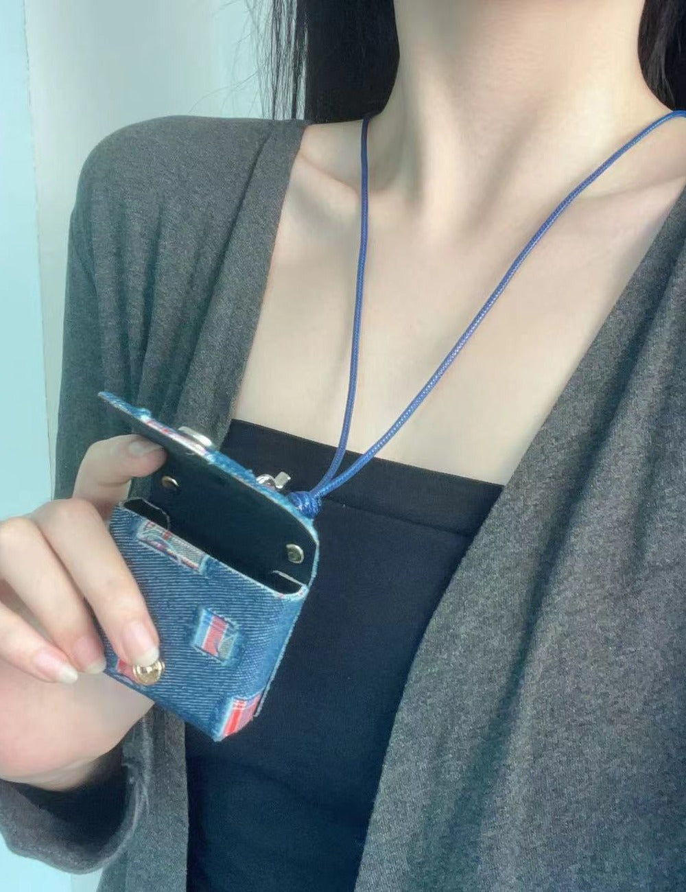 Denim Bag Charm