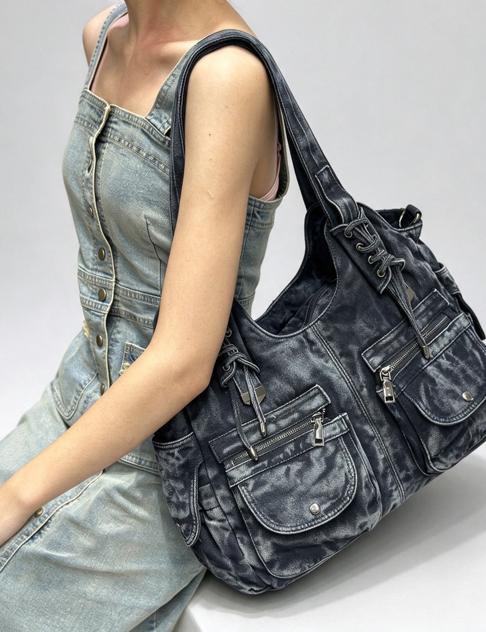 Denim Shoulder Bag