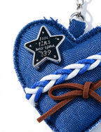 Denim Heart Pendant