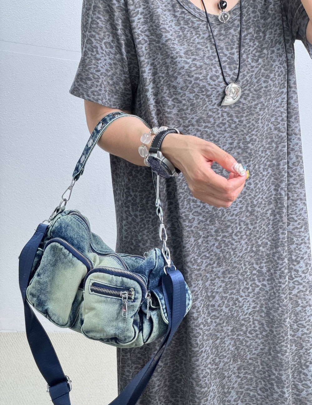 Denim Shoulder Bag