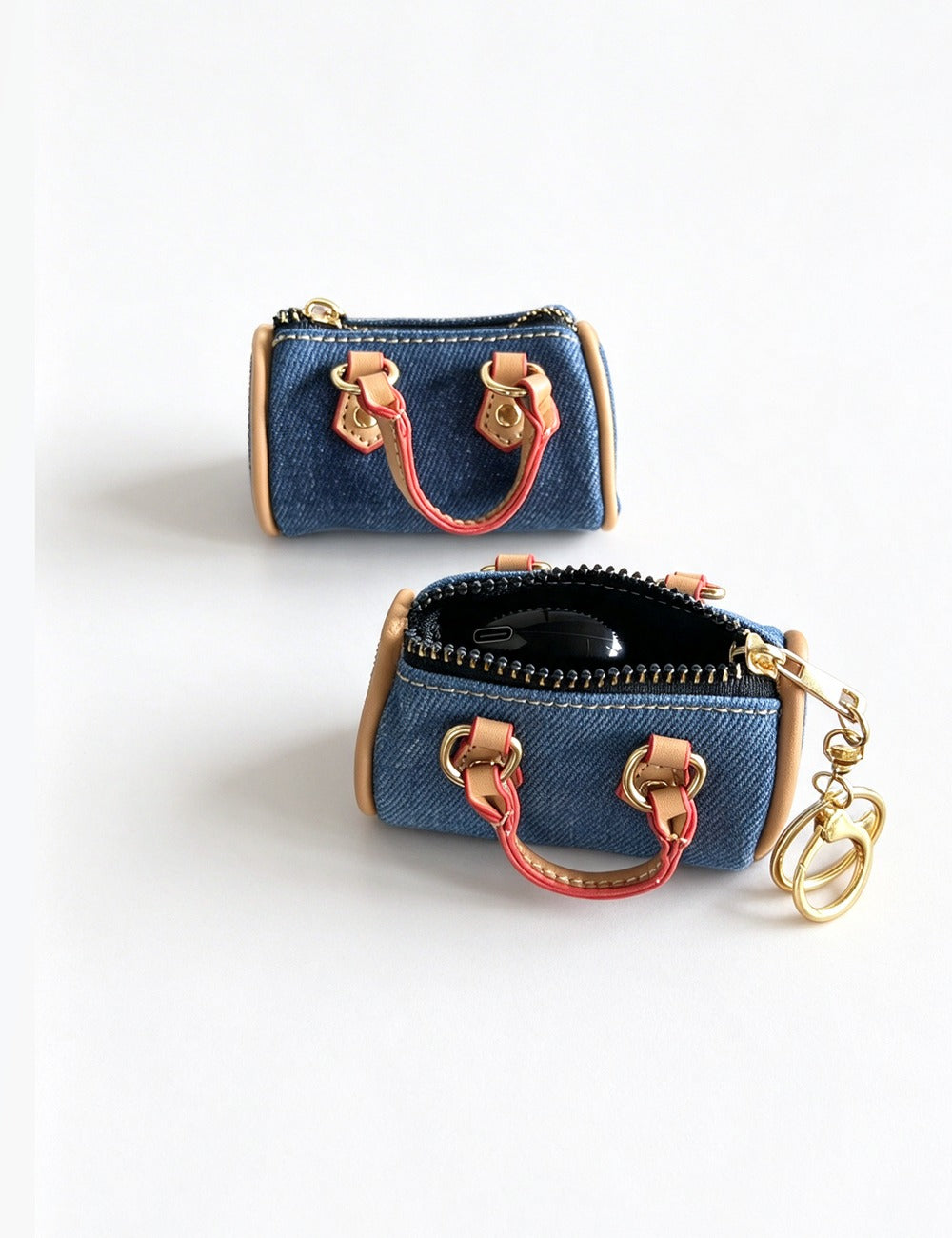 Denim Clutch Bag