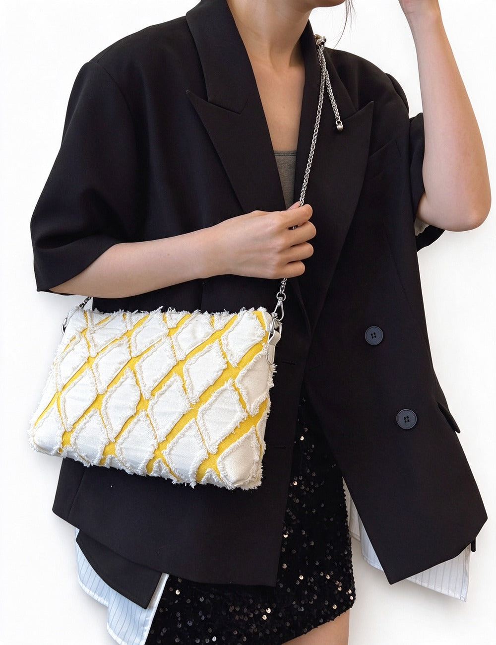 Denim Crossbody Bag