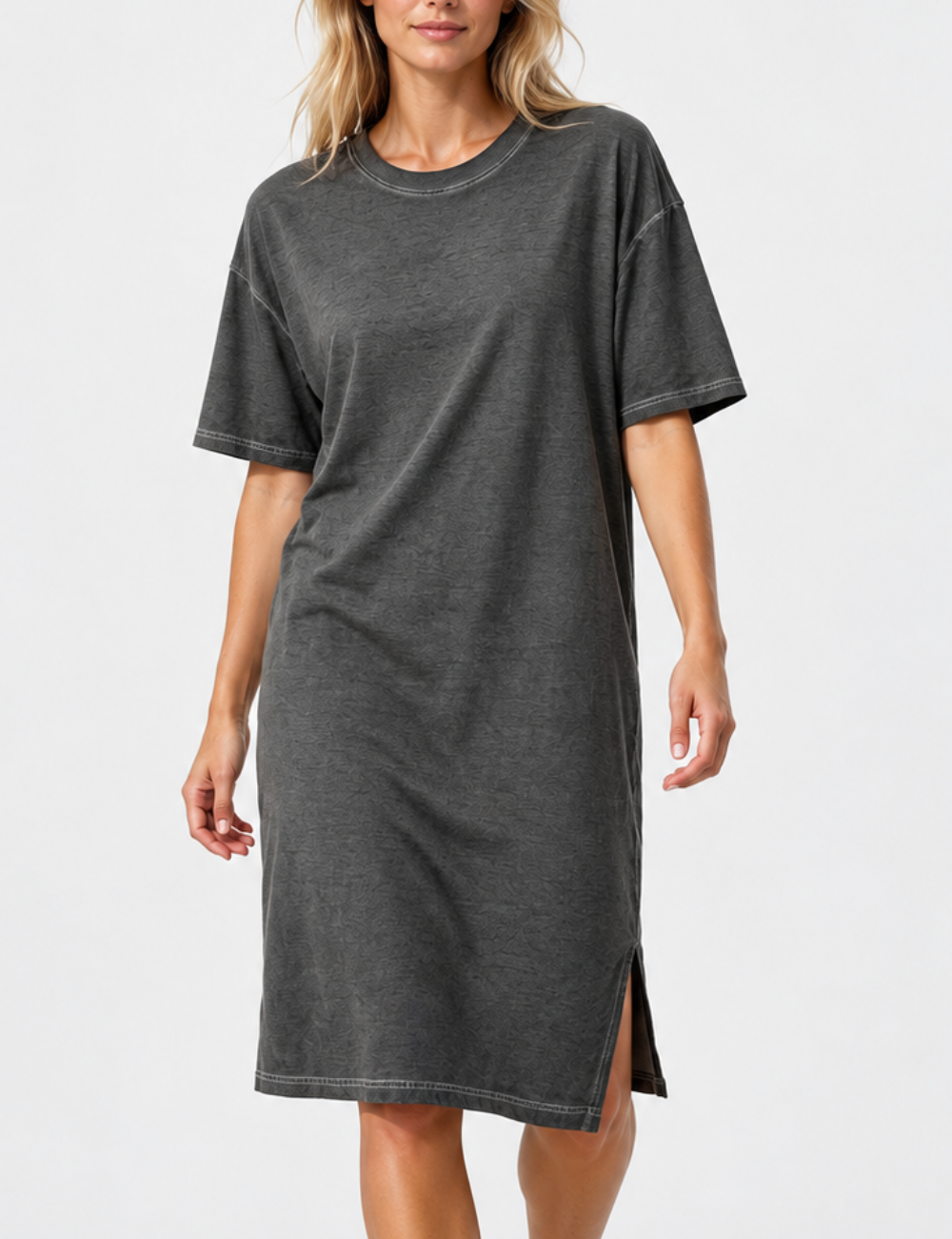 Women's Oversized T-Shirt Dress - Sweetkama Wholesale - #2295