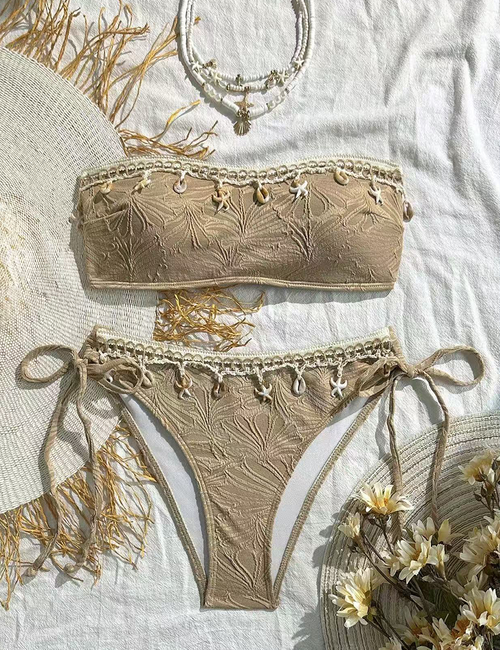 Bandeau Swimwear Set - Sweetkama Wholesale - #1575