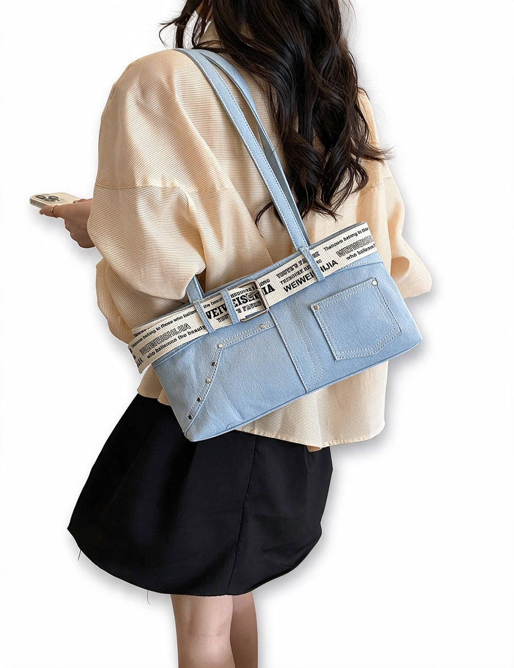 Denim Tote Bag