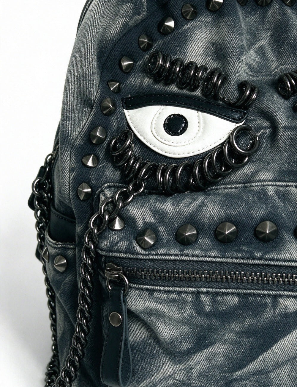 Denim Backpack Bag