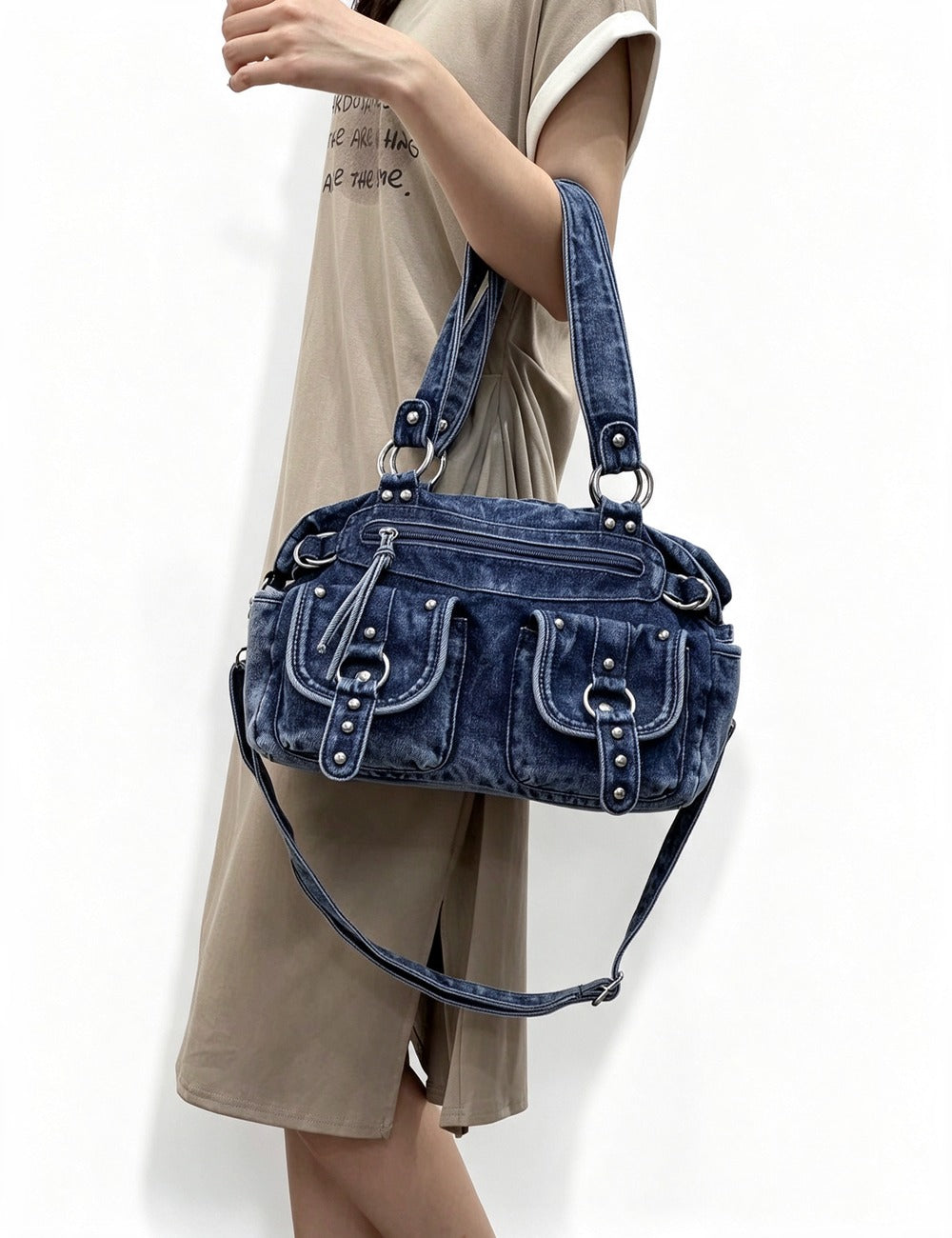 Denim Shoulder Bag