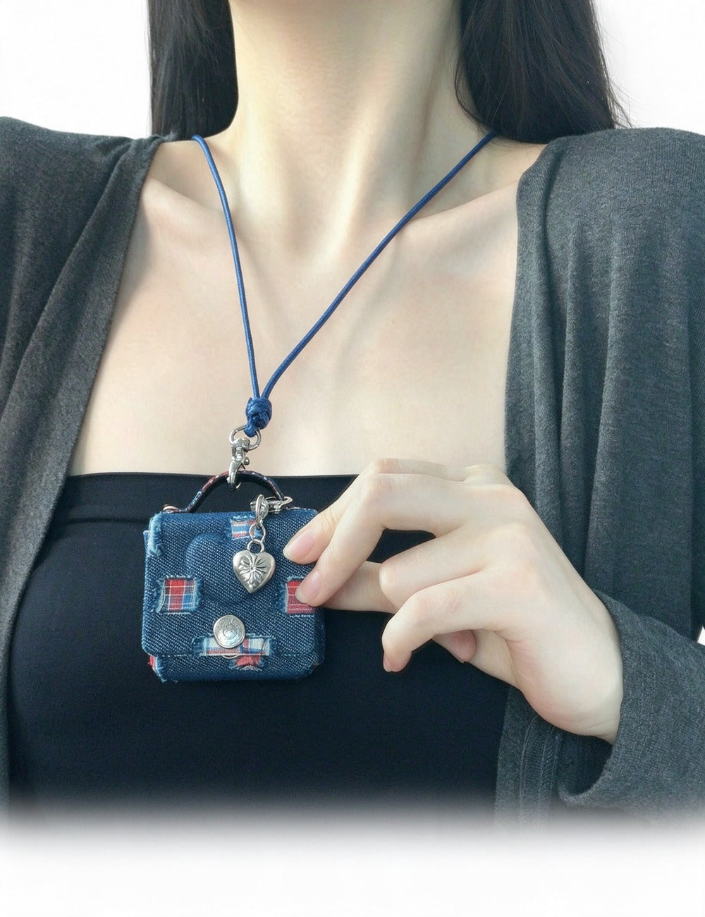 Denim Bag Charm