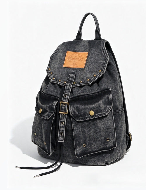 Denim Backpack Bag