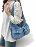 Denim Backpack Bag