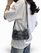 Denim Crossbody Bag