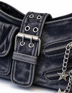 Denim Crossbody Bag