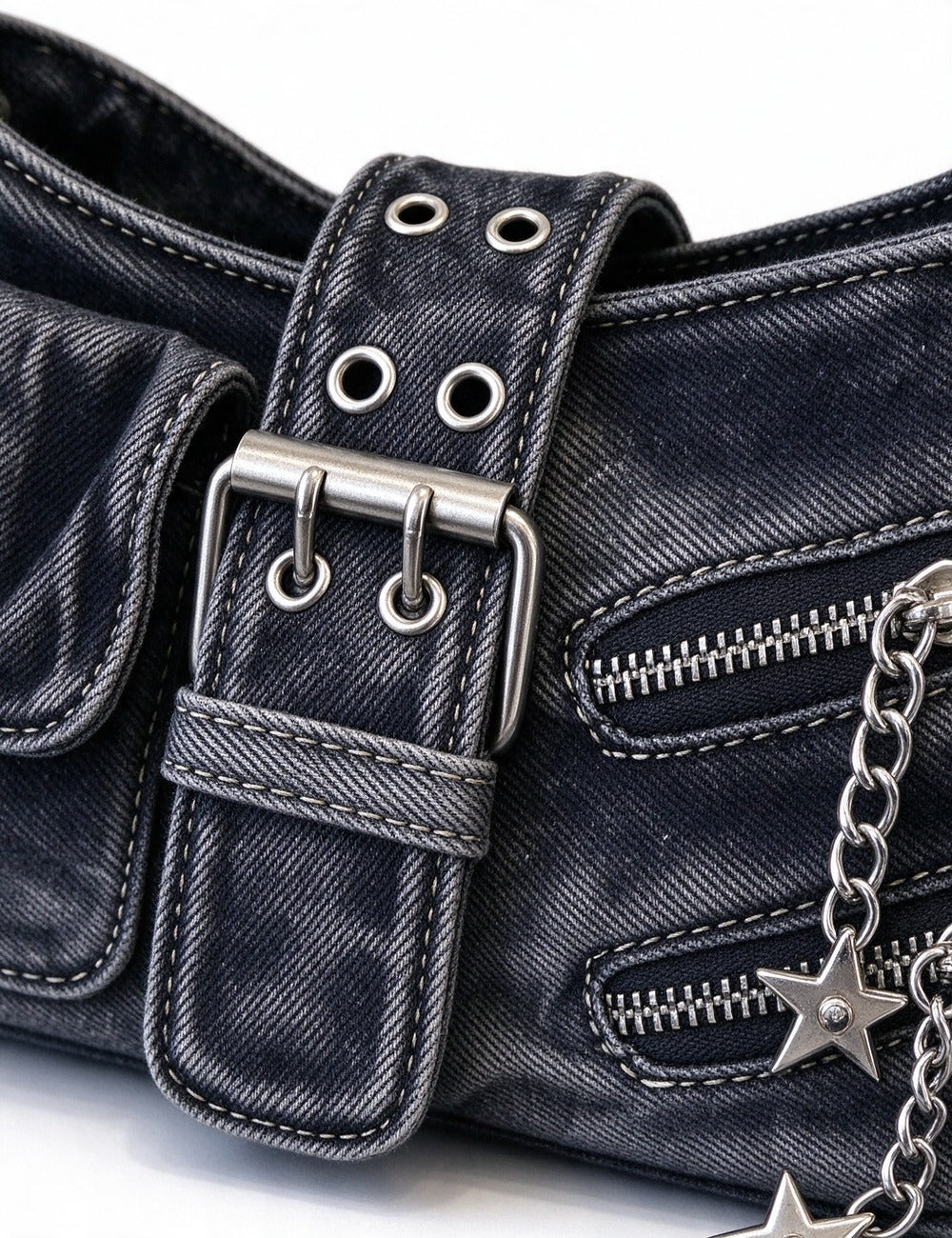 Denim Crossbody Bag