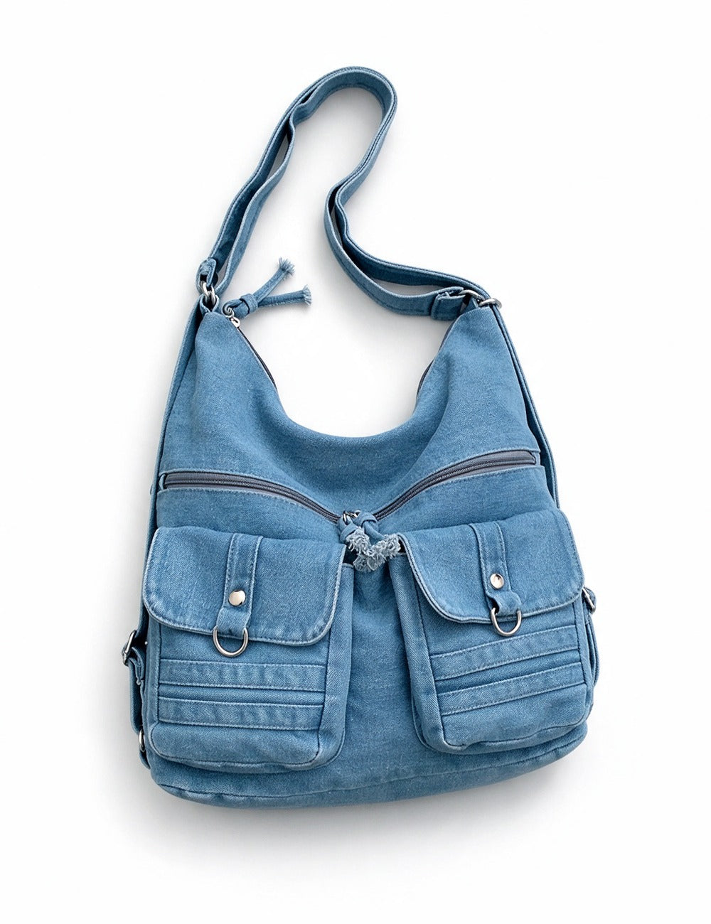 Denim Backpack Bag