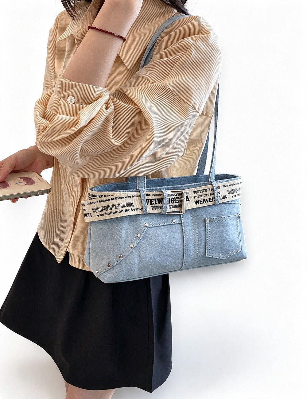 Denim Tote Bag