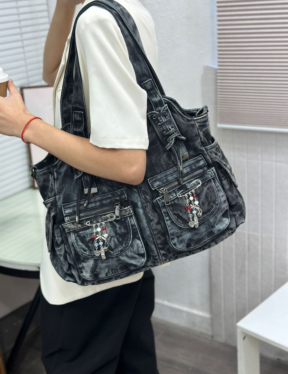 Denim Shoulder Bag