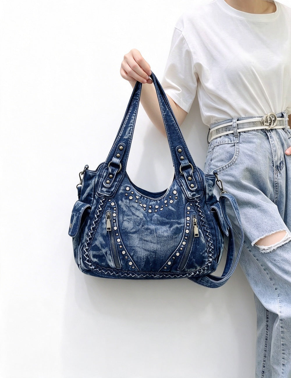 Denim Hand Bag