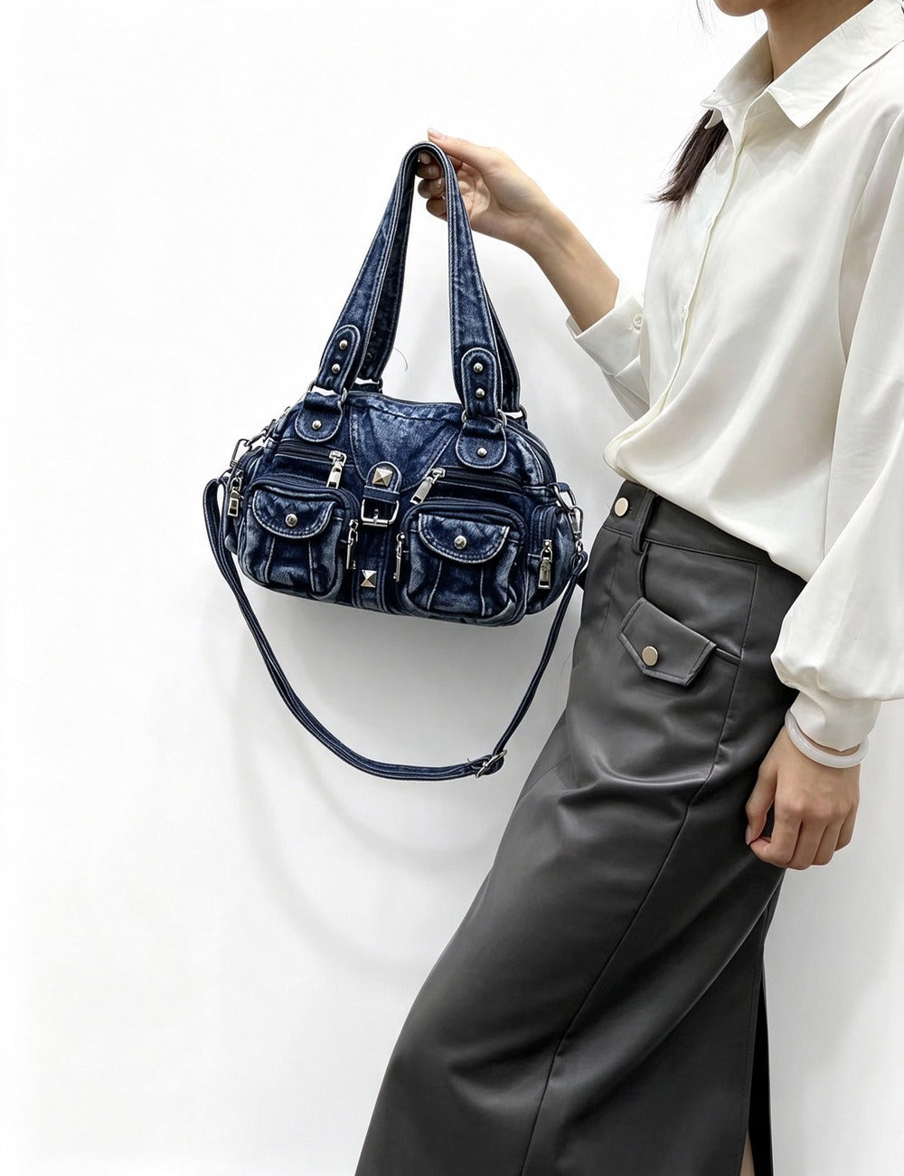 Denim Shoulder Bag