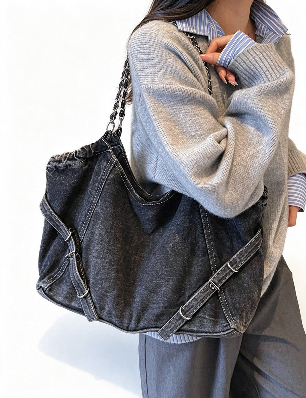 Denim Tote Bag