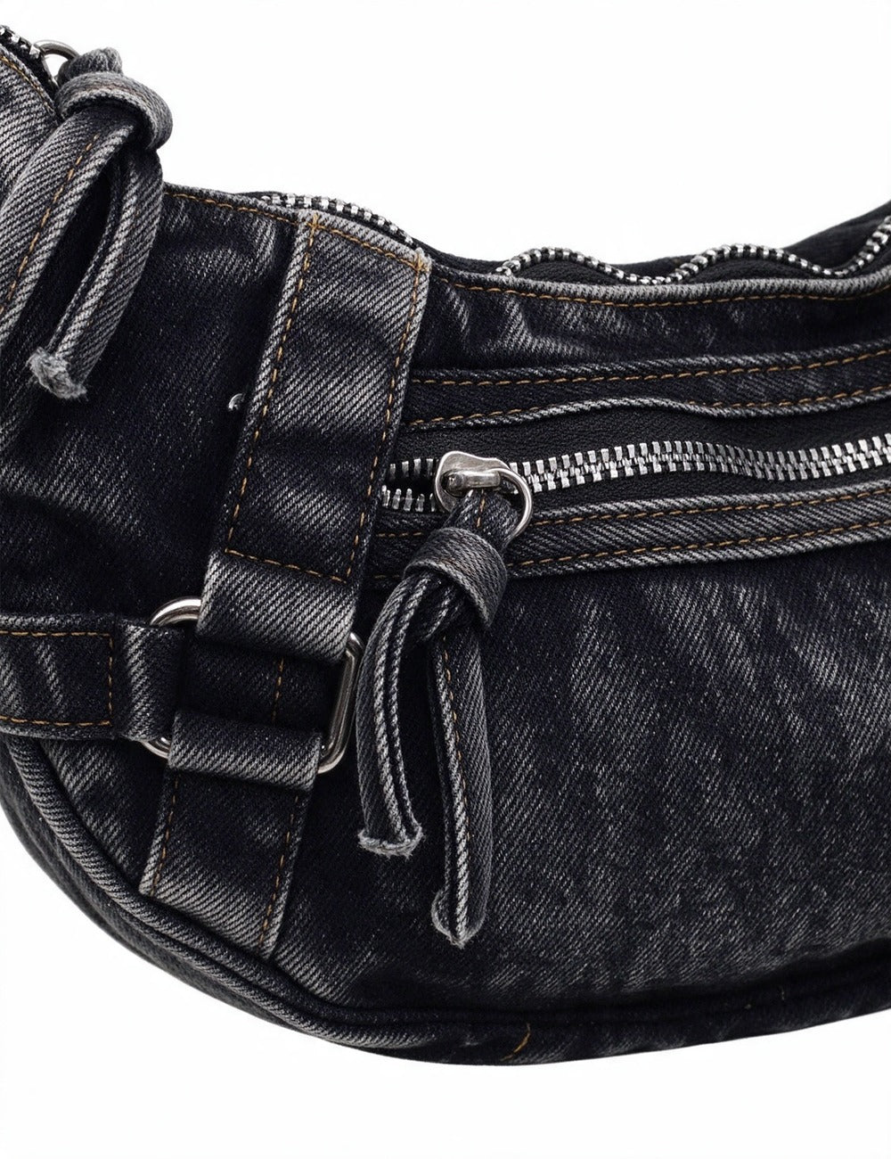 Denim Crossbody Bag