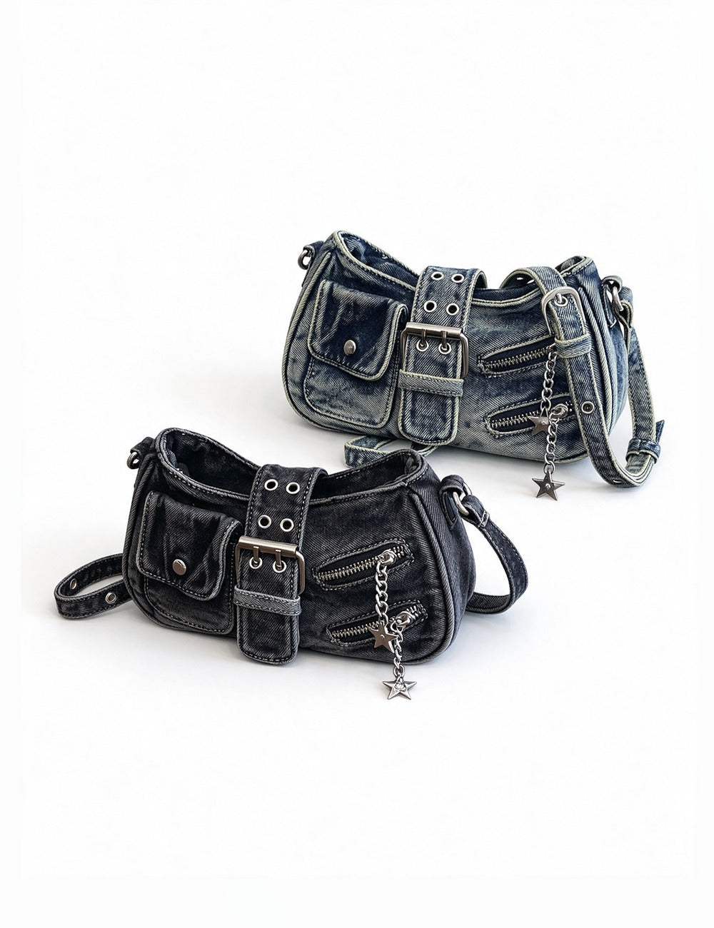 Denim Crossbody Bag