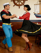 Women Popeye Olive Oyl Costume