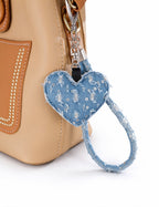 Denim Heart Pendant