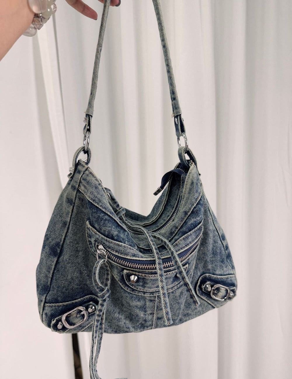 Denim Shoulder Bag