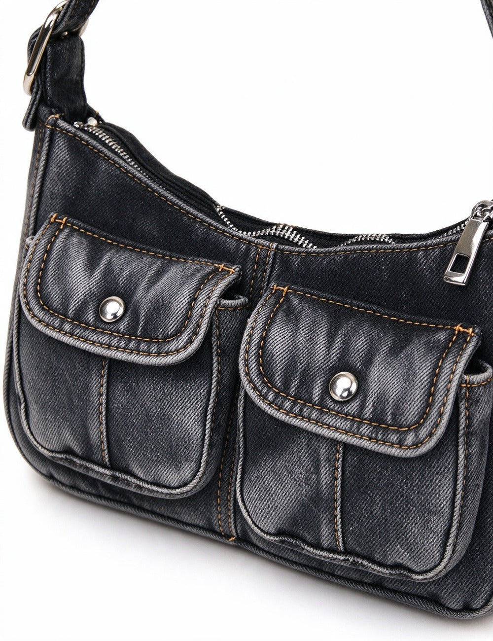Denim Shoulder Bag