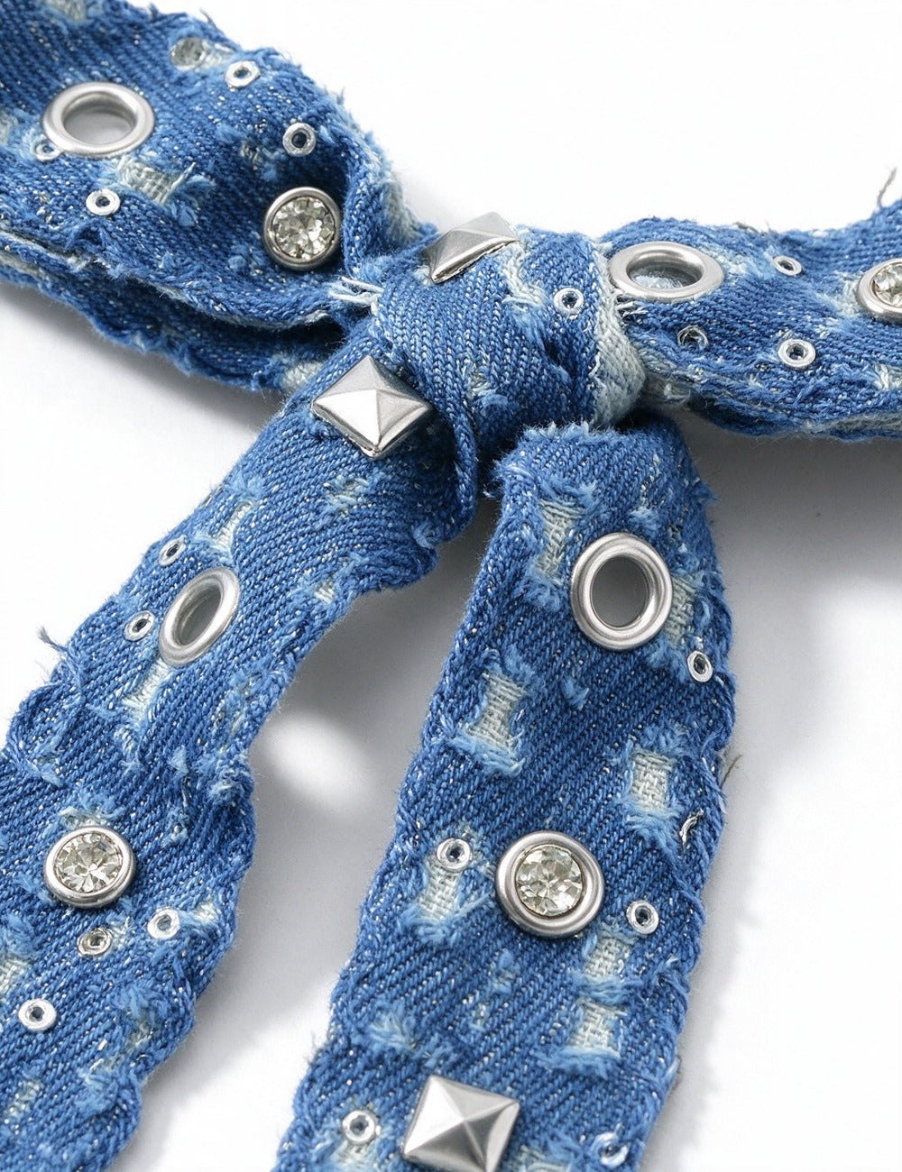 Denim Hand Bag Keychain