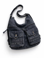 Denim Backpack Bag