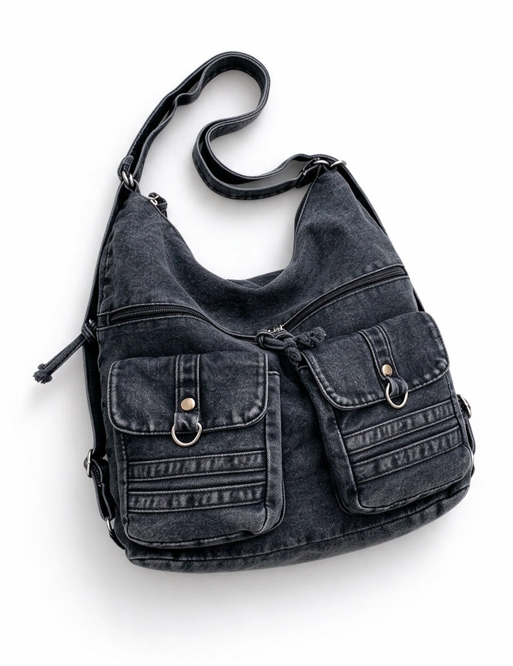 Denim Backpack Bag