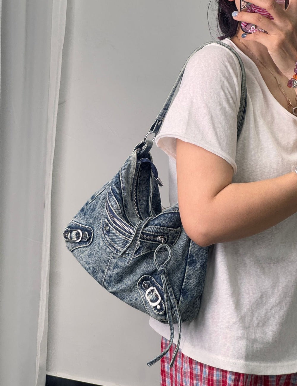 Denim Shoulder Bag