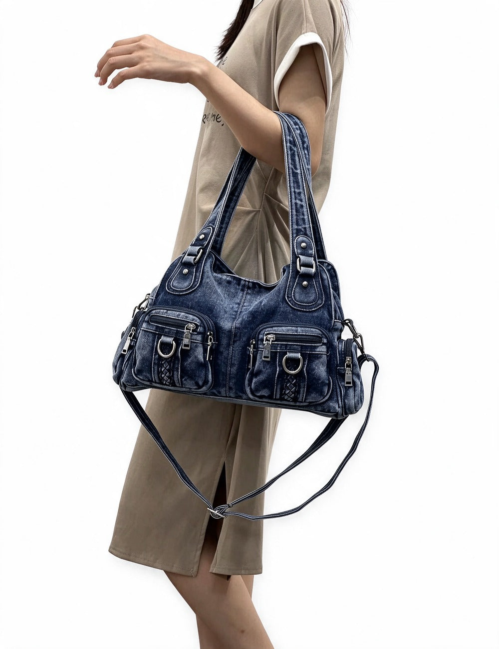 Denim Shoulder Bag