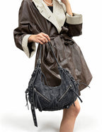Denim Shoulder Bag