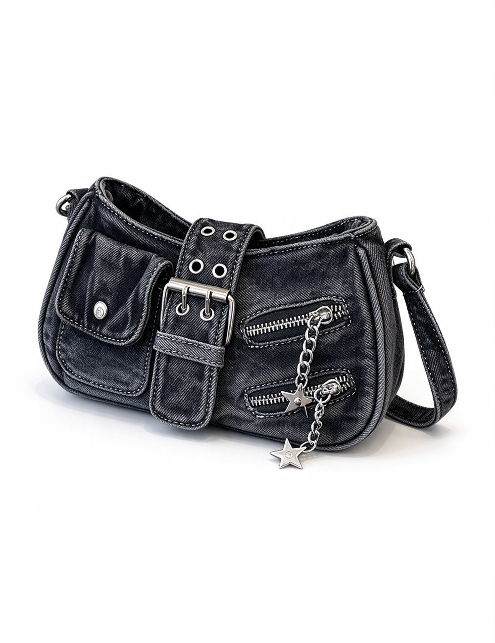 Denim Crossbody Bag
