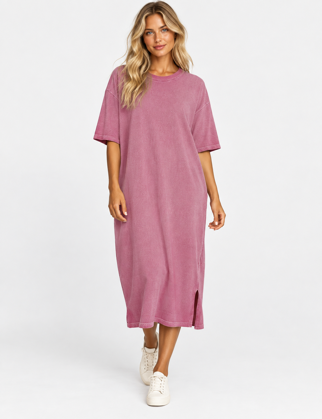 Women's Oversized T-Shirt Dress - Sweetkama Wholesale - #5063