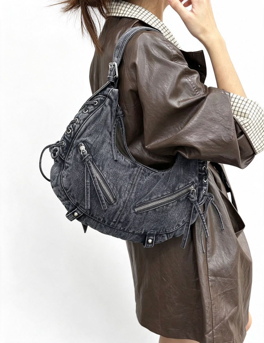 Denim Shoulder Bag