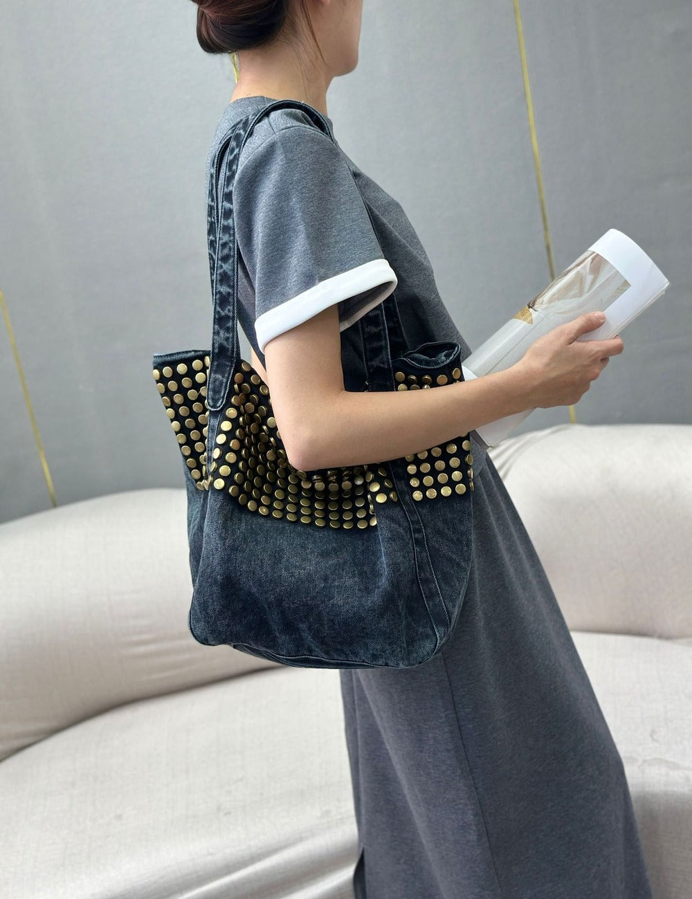 Denim Tote Bag